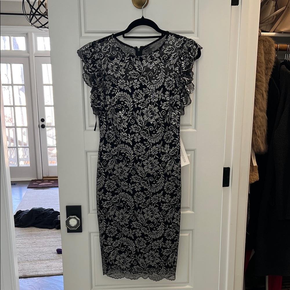 Elegant Black Lace Dress